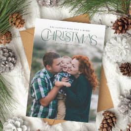 Traditionellt julfotoport för Helgdag Julkort