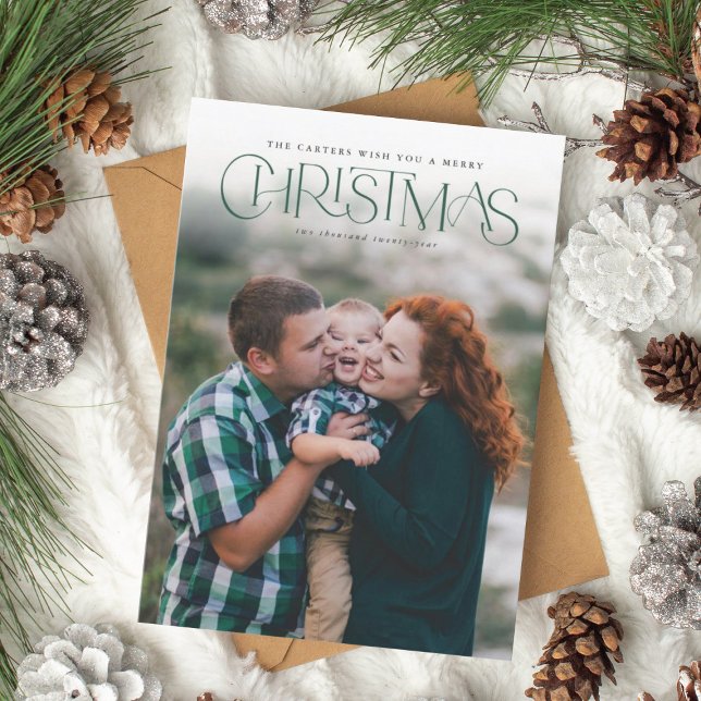 Traditionellt julfotoport för Helgdag Julkort (Skapare uppladdad)