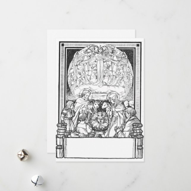 Traditionellt julkort (Fram/Back In Situ)