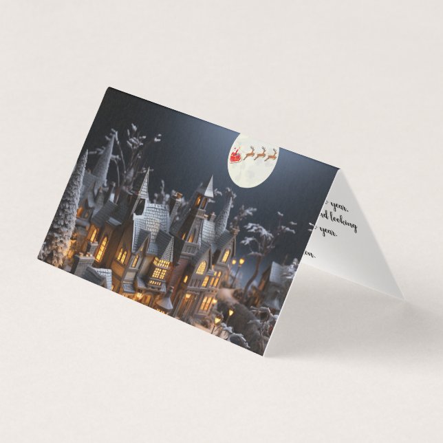 Traditionellt julkort kort (Framsida)