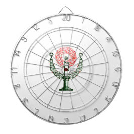 Traditionellt julljus darttavla