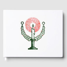 Traditionellt julljus gästböcker