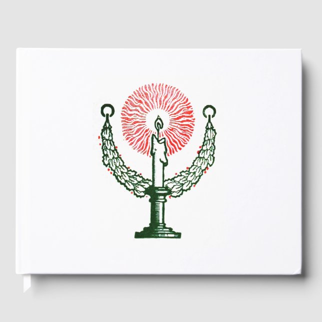 Traditionellt julljus gästböcker (Framsida)