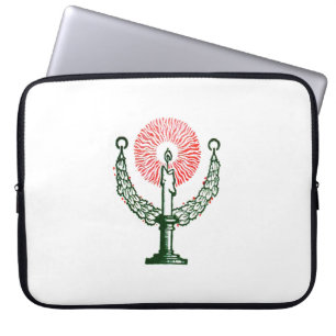Traditionellt julljus laptop fodral