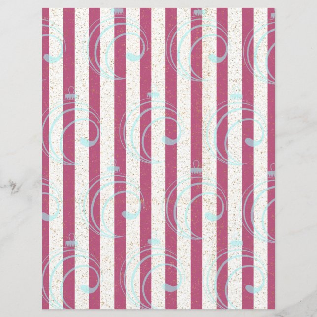 Traditionellt julskrapbokspapper (Framsida)