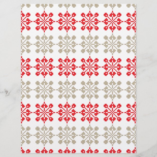 Traditionellt lettiskt SOL-tecken geometriskt möns (Framsida)