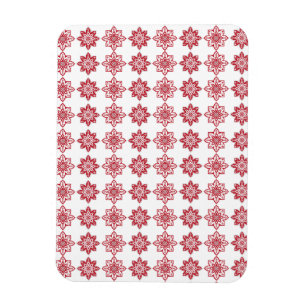 Traditionellt lettiskt SOL-tecken geometriskt möns Magnet
