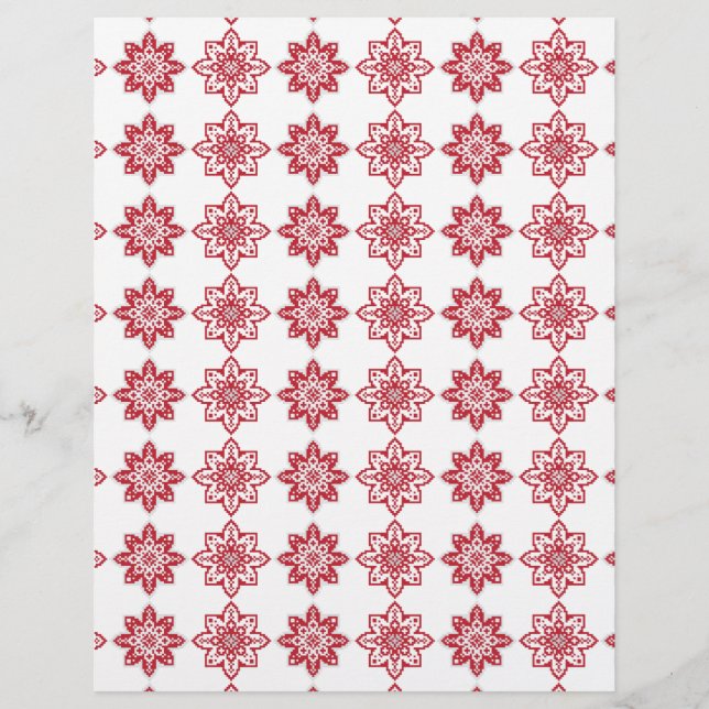 Traditionellt lettiskt soltecken geometriskt mönst (Framsida)