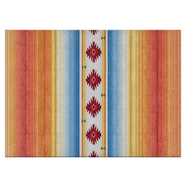 Traditionellt mexicanskt Serape filtmönster (Framsidan)