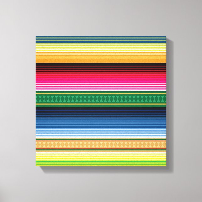 Traditionellt mexikanskt blanketserum canvastryck (Framsida)