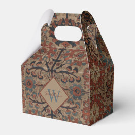 Traditionellt monogrammat Oriental Persian Mönster Presentaskar