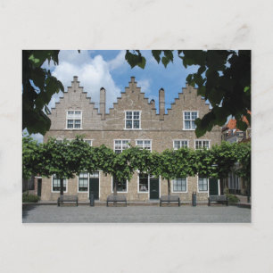 Traditionellt nederländskt bostadsfack - vykort
