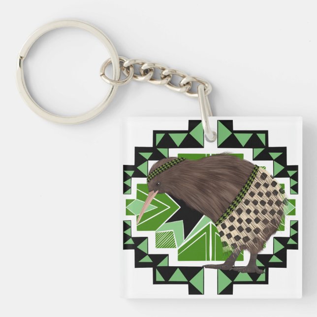 Traditionellt nyzeeländskt fåglar - Kiwi Bird (Framsidan)