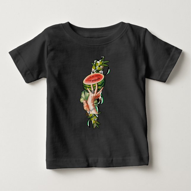 Traditionellt palestinskt inslag i Palestina i kar T Shirt (Framsida)