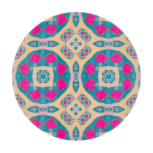 Traditionellt, peruanskt lappverk, mönster (Framsidan)