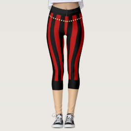 Traditionellt rödfärgat Pirat-Byxor Leggings