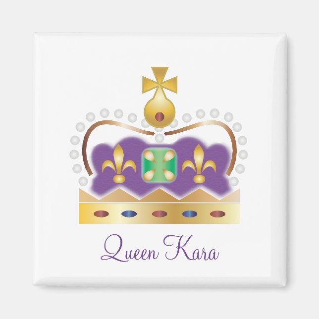 Traditionellt Royal Krona Magnet (Framsidan)