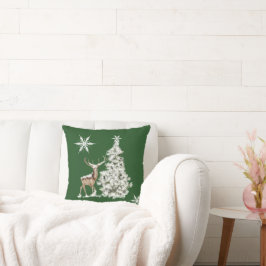 Traditionellt Rustic God jul Kudde