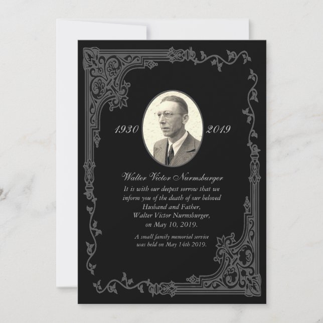 Traditionellt svarstidsaviseringskort meddelande (Framsida)