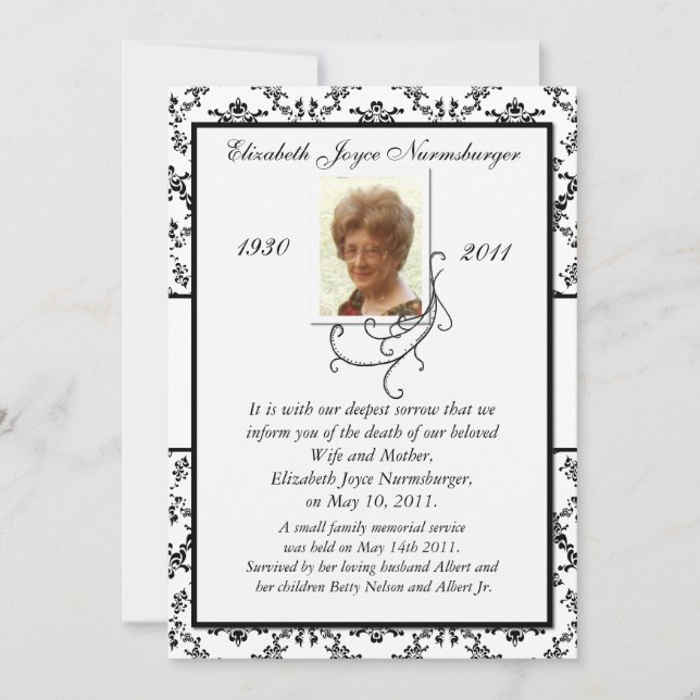 Traditionellt svartvitt-meddelande meddelande (Framsida)