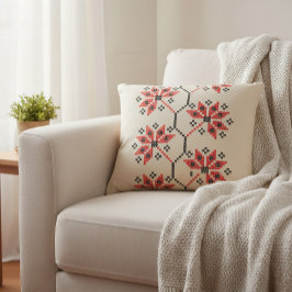 Traditionellt ukrainskt broderat Dekorativ kudde