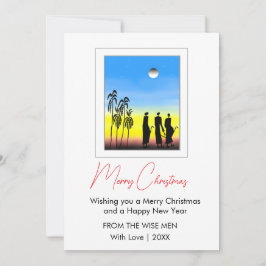 Traditionellt, Wise Manar God jul-Helgdag-kort Julkort