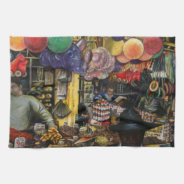 Traditioner för antikvarig handel, Jerusalem Kökshandduk (Horisontell)