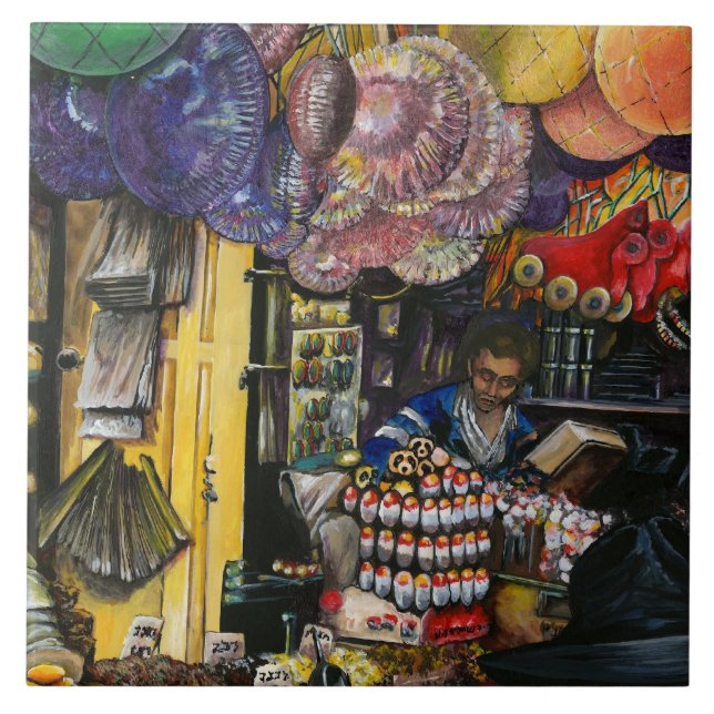 Traditions of Ancient Commerce, Jerusalem Kakelplatta (Framsidan)