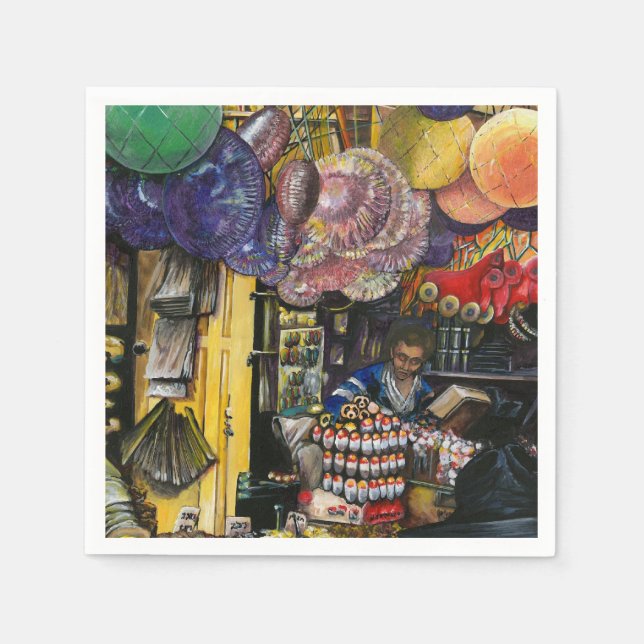 Traditions of Ancient Commerce, Jerusalem Pappersservett (Framsidan)