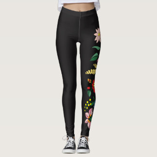 Traditonal ungrarebroderi leggings