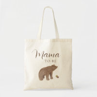 Trädjur Bear Fall Baby Shower Mamma att vara