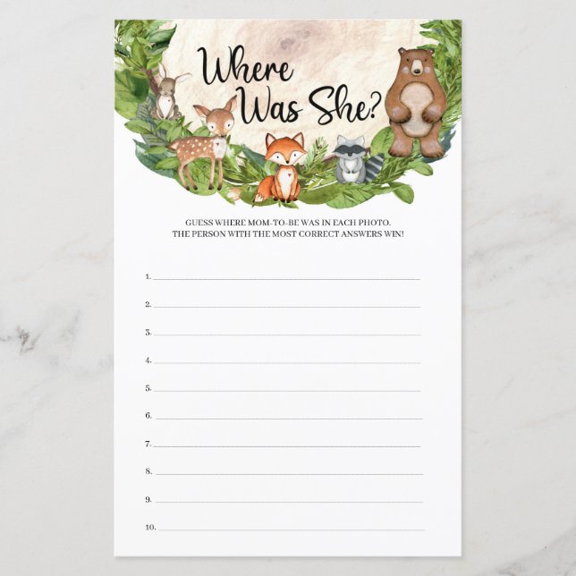 Trädjur grönt av träsegment där hon var (Framsida)