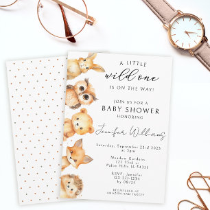 Trädjur - inbjudan till dusch i pojke