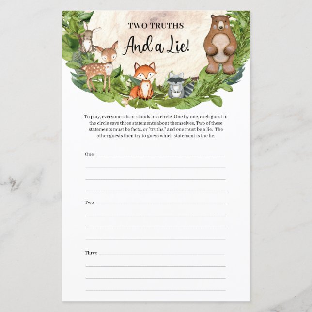 Trädjur, träsegment, två turer och en Ljug (Framsida)