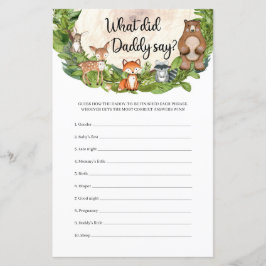 Trädjur träsegment Vad sa pappa?