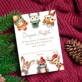 Trädjur Vinterjulkalender - raffel Tilläggskort