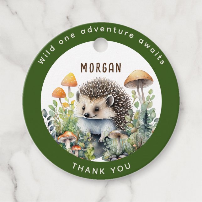 Trädjursslam gynnar Tack Gift Decor Gåvor Etiketter (Framsida)