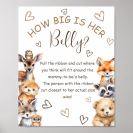 Trädjurstema hur stort är hennes blåsspel poster