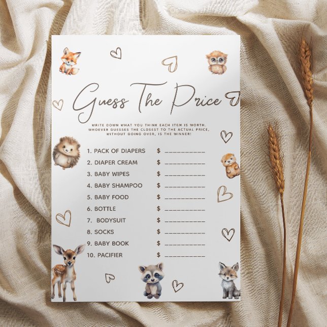 Trädjurstest Gissa det Prisa spelet (Skapare uppladdad)