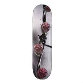 Trådkablad rosor mini skateboard bräda 18,5 cm