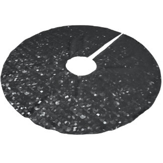 Trädkjol Crystal Bling Strass Julgransmatta Borstad Polyester