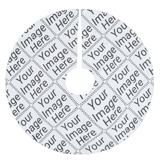 Trädkjol Julgransmatta Borstad Polyester (Framsidan)