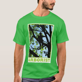 TrädklättrareSilhouette: Skjorta för Arborist T Shirt