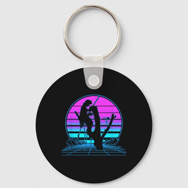 Trädklättring Pastell Goth Vaporwave  Nyckelring (Framsida)