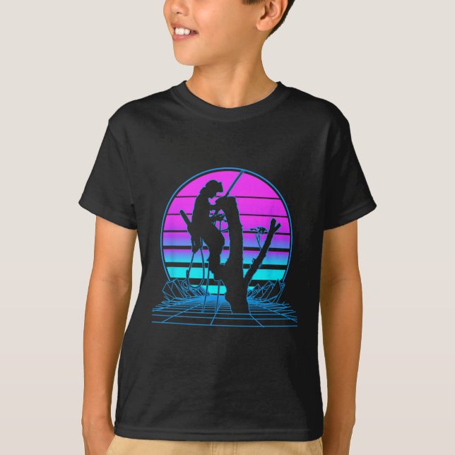 Trädklättring Pastell Goth Vaporwave  T Shirt (Framsida)