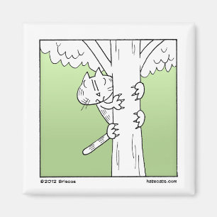 Trädklättringkatt Magnet