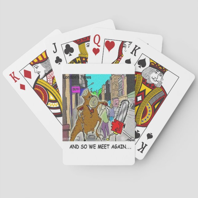 Trädknuffare Rick London Skämtpresenter Roliga Gåv Casinokort (Baksidan)