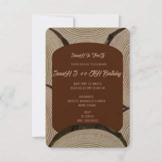  Trädkolumnlinjer Bröllopsinbjudan Ljusblå,  Spara Datumet