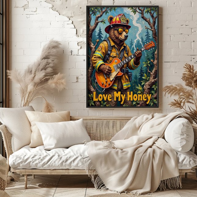 Trädlandserenat: Bear's High Notes Poster (Skapare uppladdad)