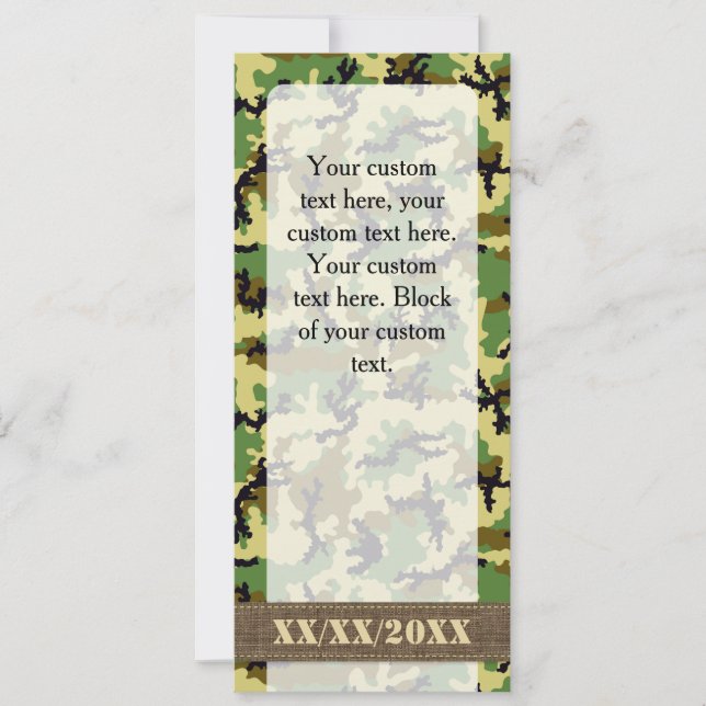 Trädlandskamouflage (Framsida)